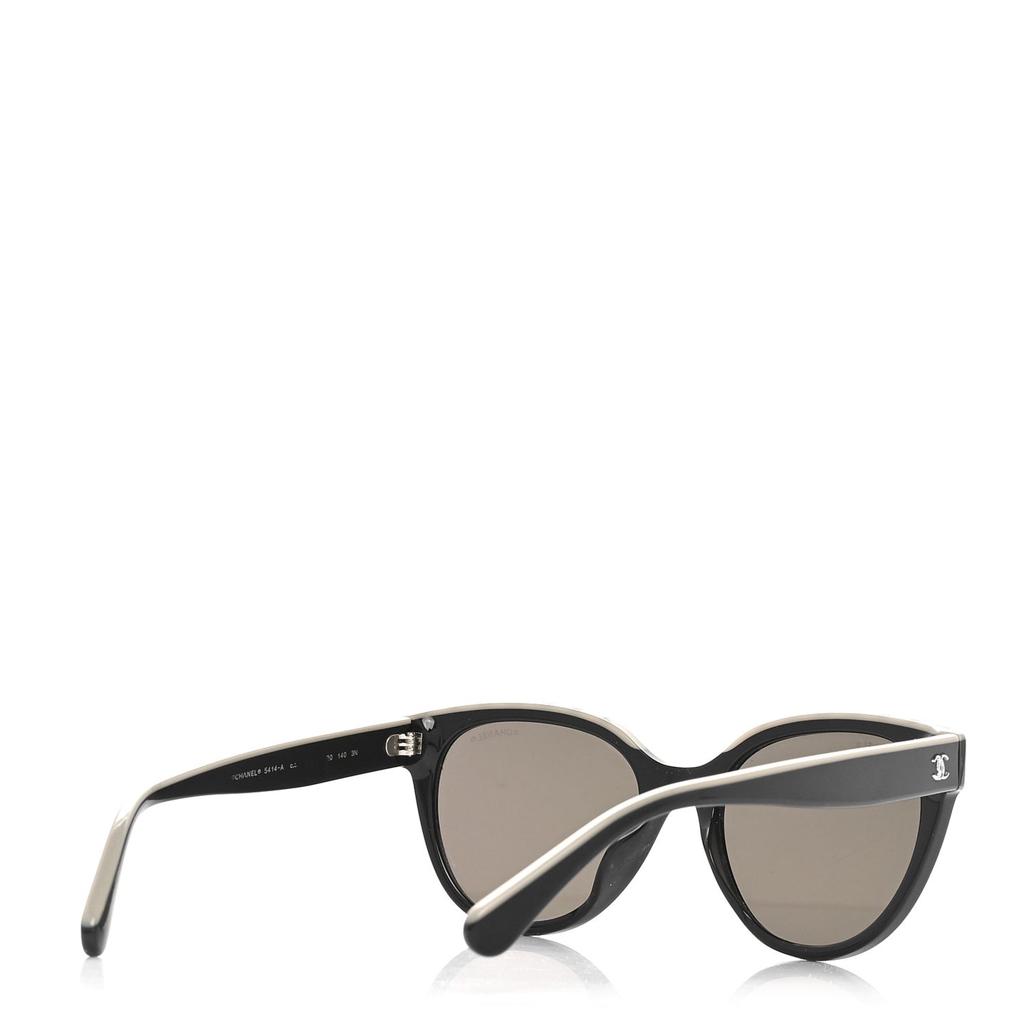 Acetate CC Butterfly Sunglasses 5414-A Black Beige