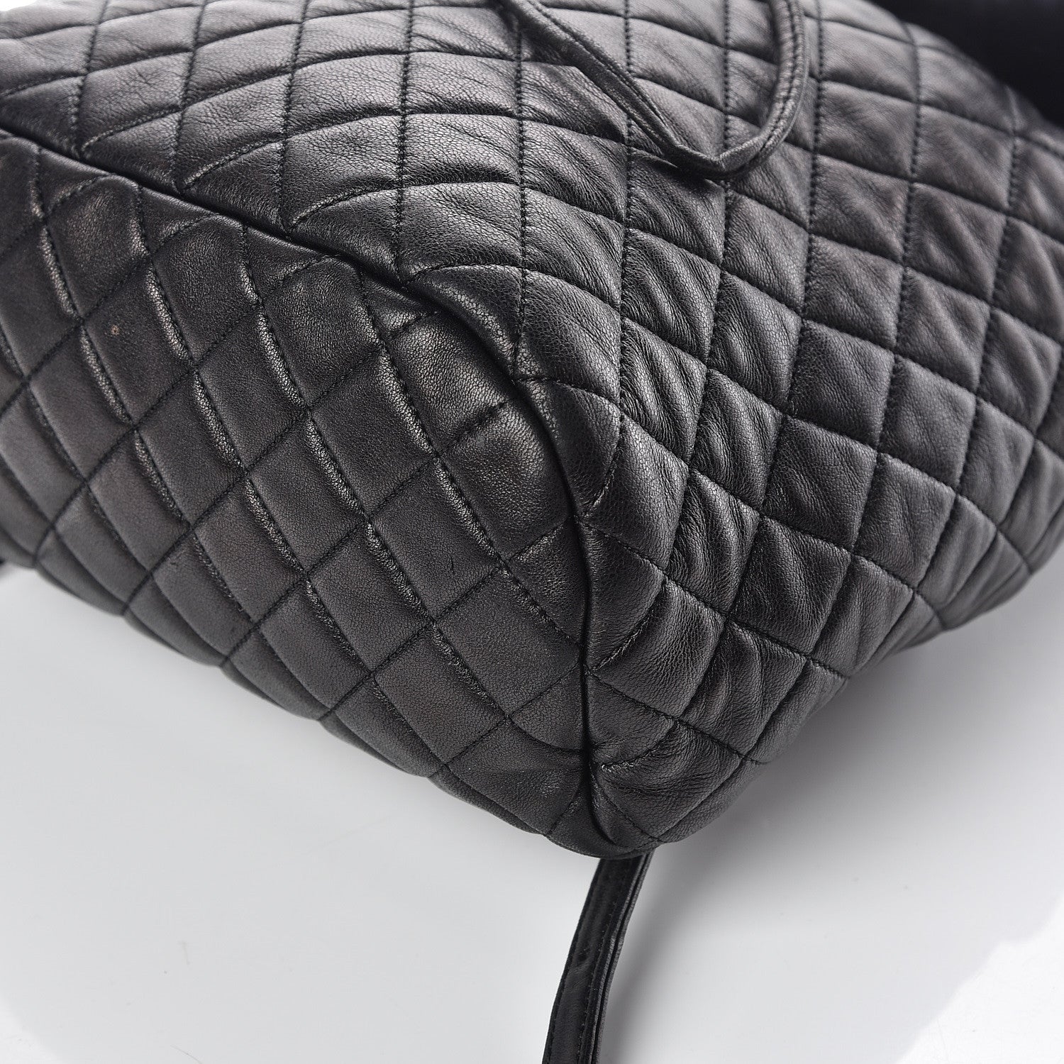 Chanel Calfskin Quilted Large Urban Spirit Backpack Black 6 of 13