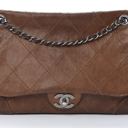 Chanel Caviar Outdoor Ligne Flap Brown 7 of 16