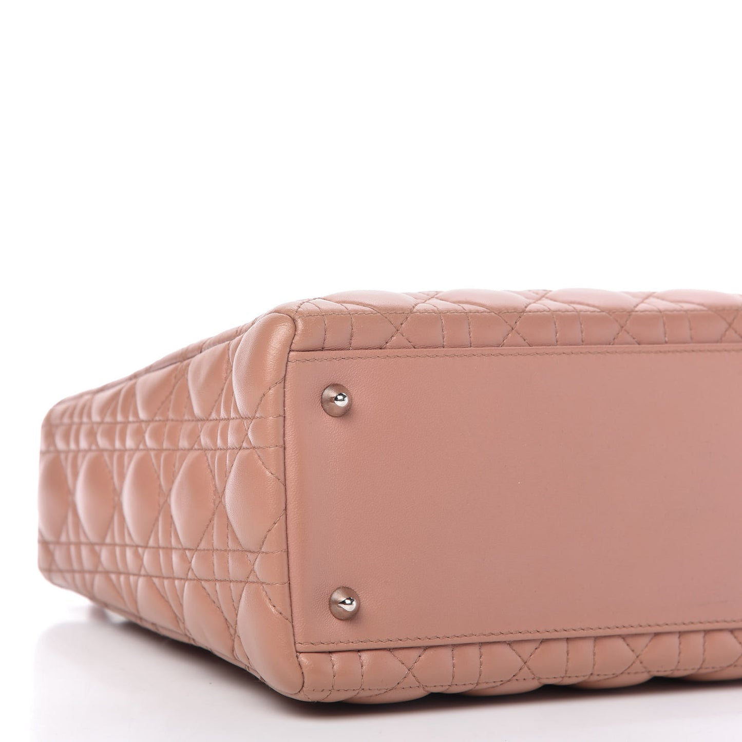 Lambskin Cannage Medium Lady Dior Pink