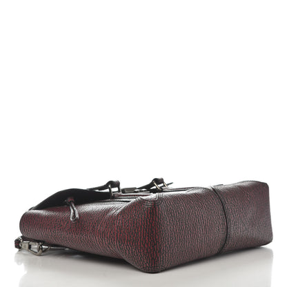 3.1 Phillip Lim 3.1 Textured Calfskin Medium Pashli Satchel Black Red 4 of 9