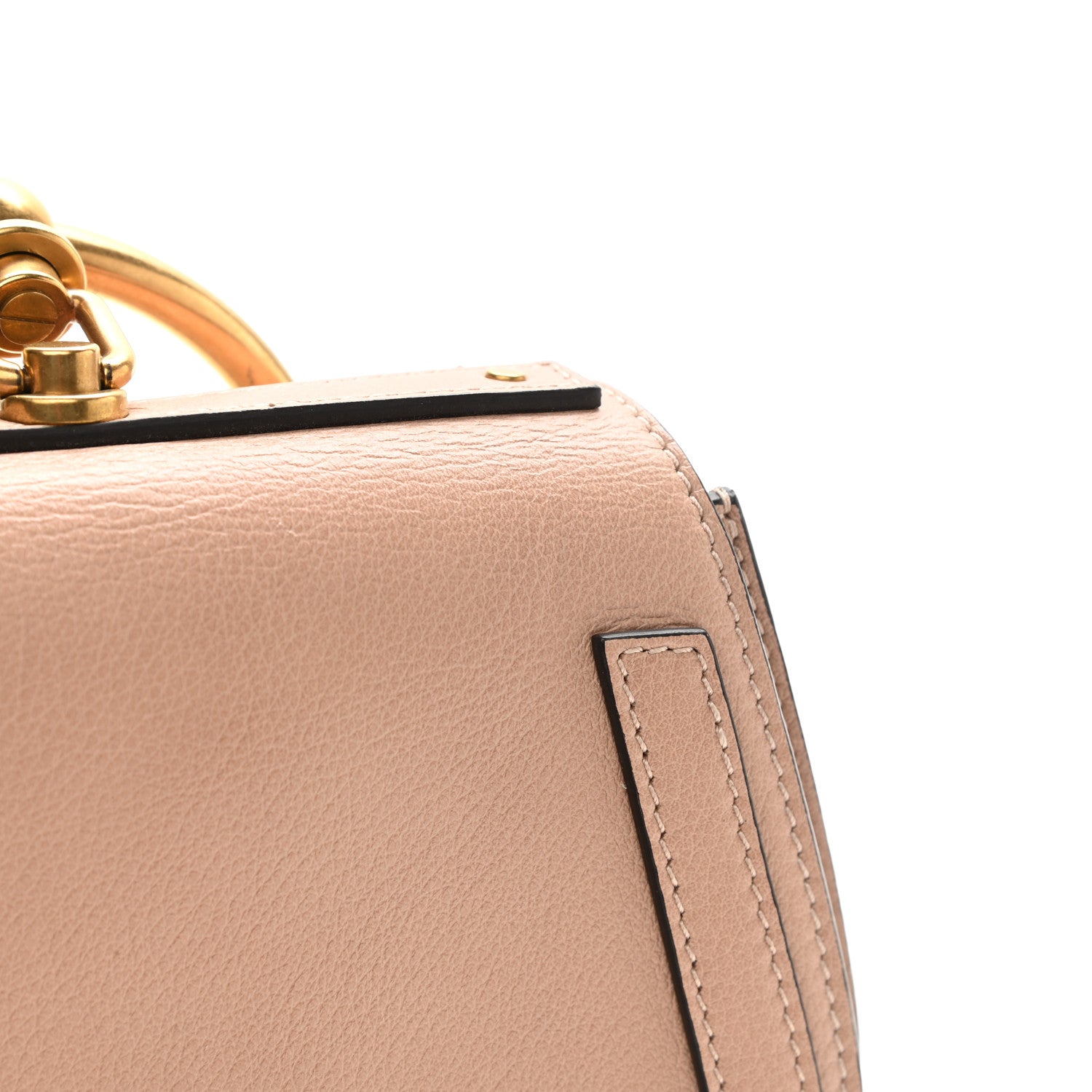 Chloe Calfskin Suede Small Nile Bracelet Bag Biscotti Beige 22 of 23