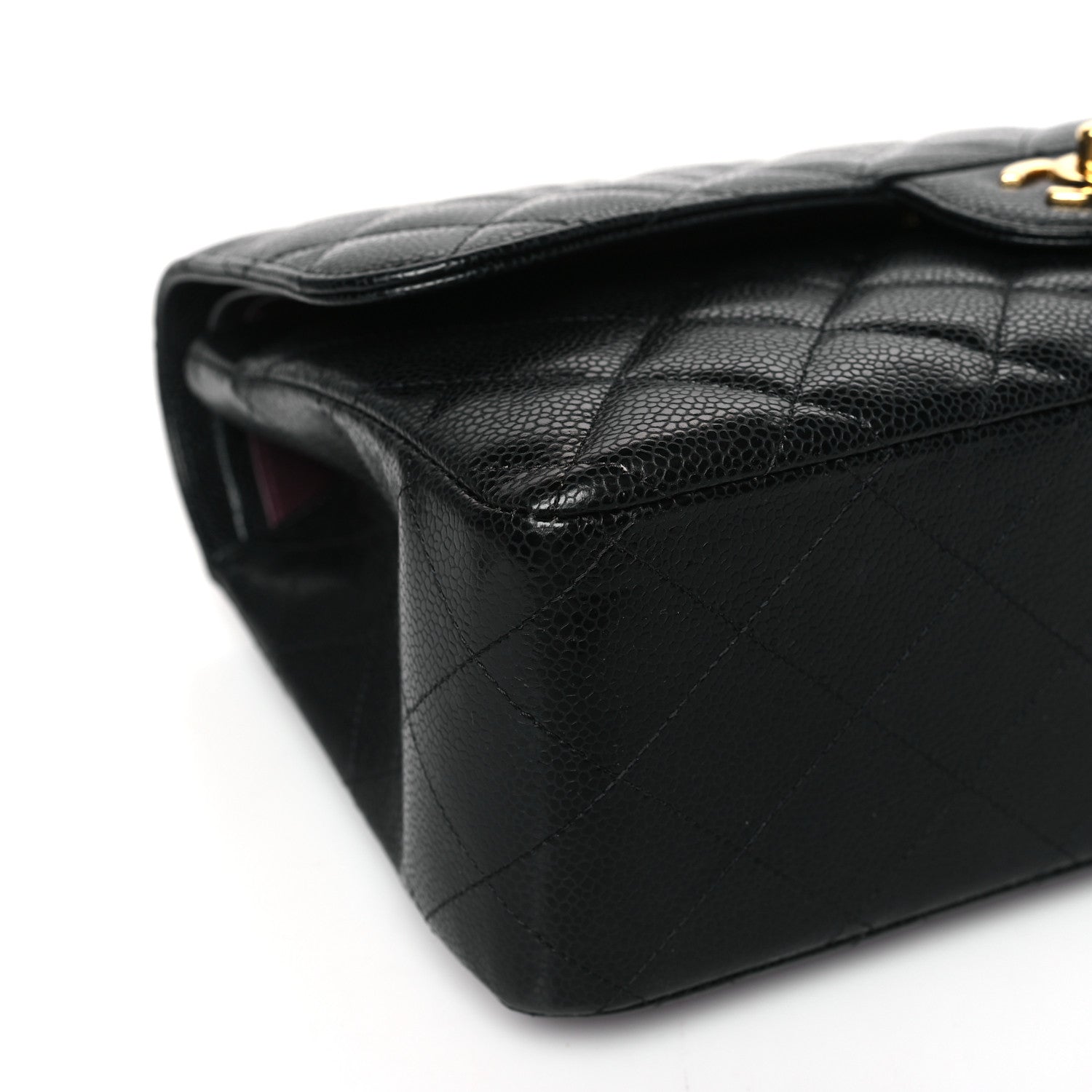 Chanel Caviar Quilted Jumbo Double Flap Black 8 of 9