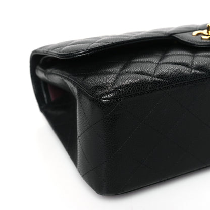 Chanel Caviar Quilted Jumbo Double Flap Black 8 of 9