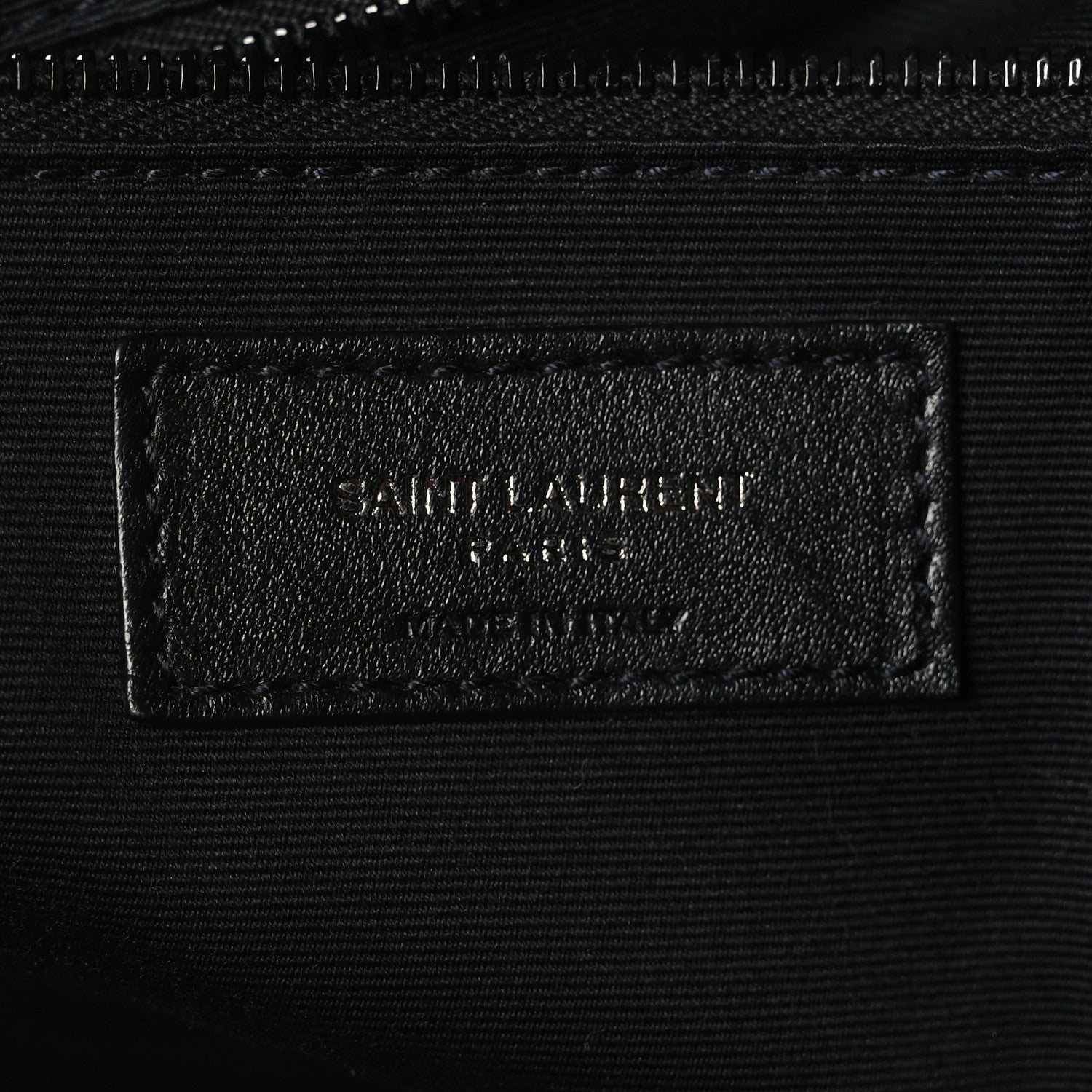 Saint Laurent Crinkled Calfskin Matelasse Monogram Medium Niki Shopper Tote Black 6 of 9