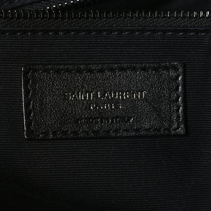 Saint Laurent Crinkled Calfskin Matelasse Monogram Medium Niki Shopper Tote Black 6 of 9