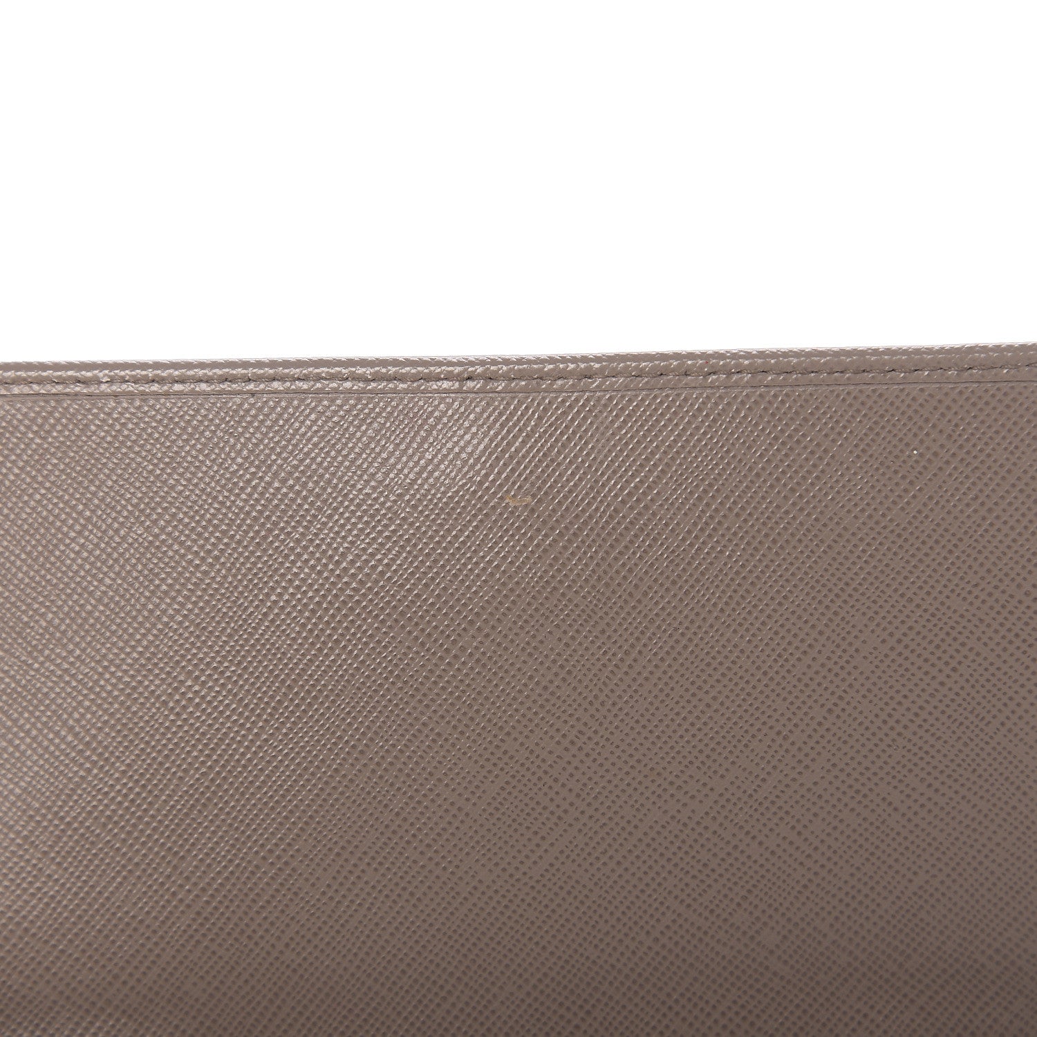 Prada Saffiano Metal Flap Wallet With Strap Argilla 5 of 9