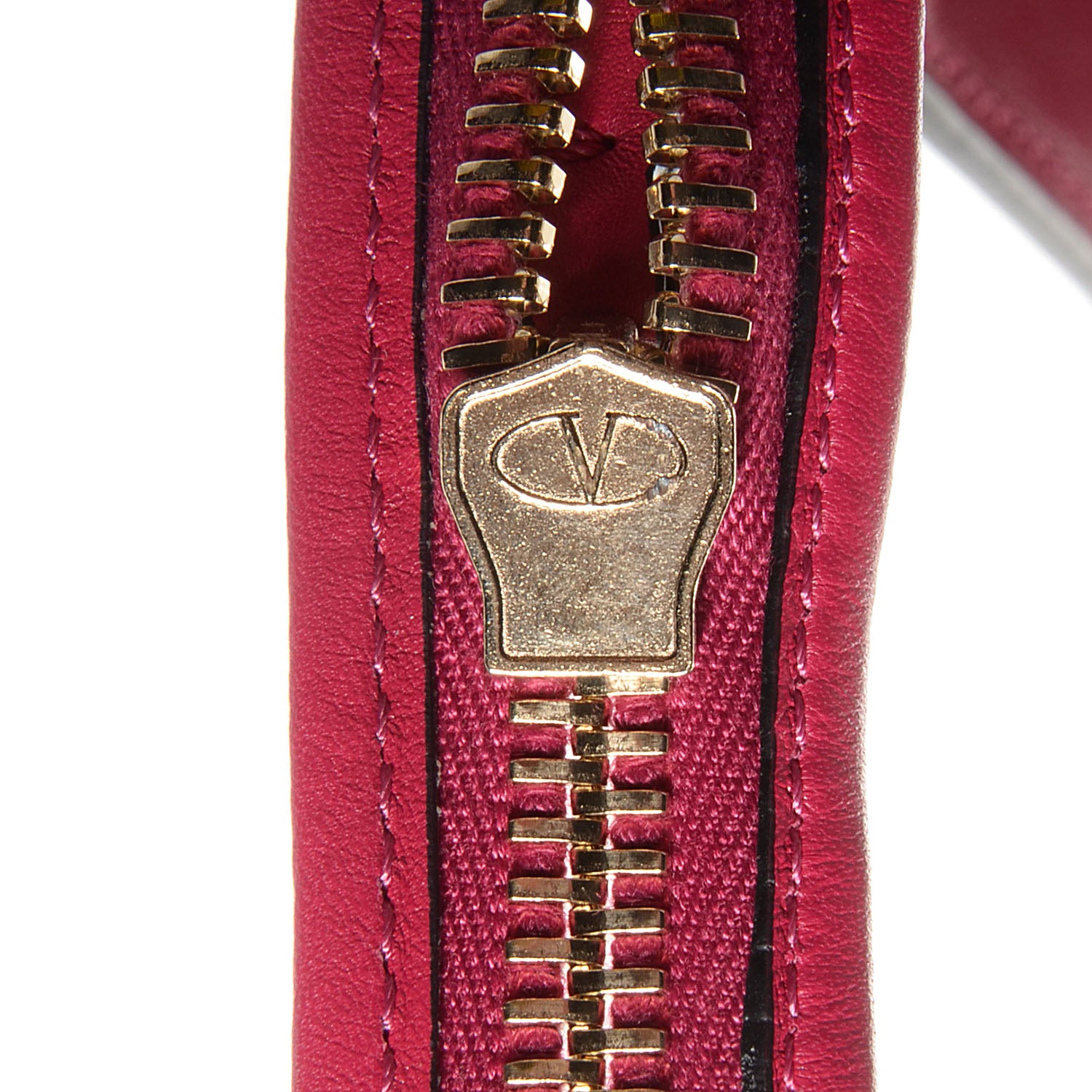 Valentino Garavani Vitello Rockstud Double Handle Tote Cyclamin 8 of 9