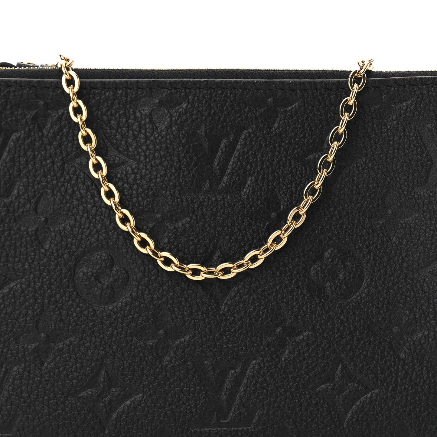 Empreinte Double Zip Pochette Black