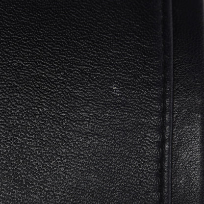 Chanel Lambskin Chevron Quilted Jumbo Double Flap So Black 10 of 13