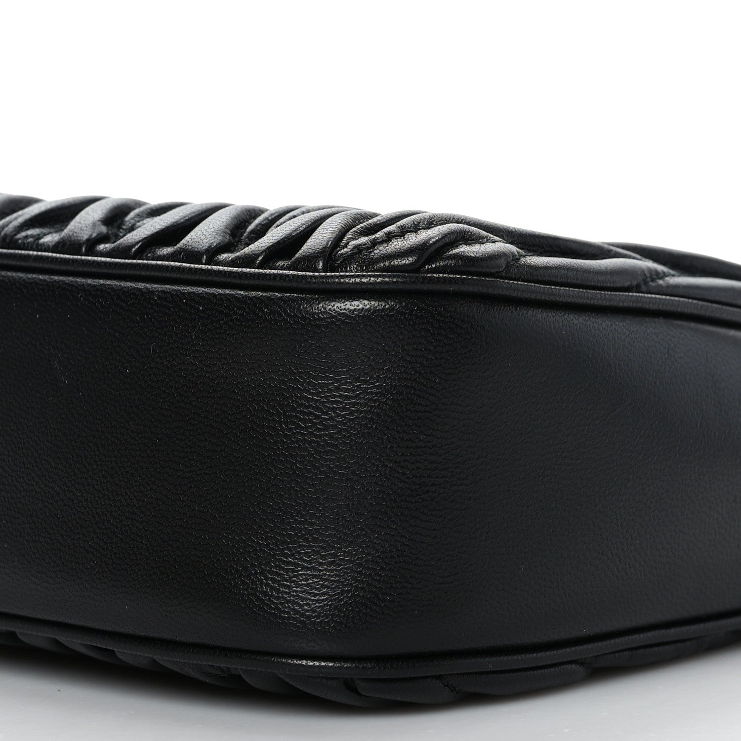 Miu Miu Nappa Matelasse Crystal Shoulder Bag Black 8 of 8