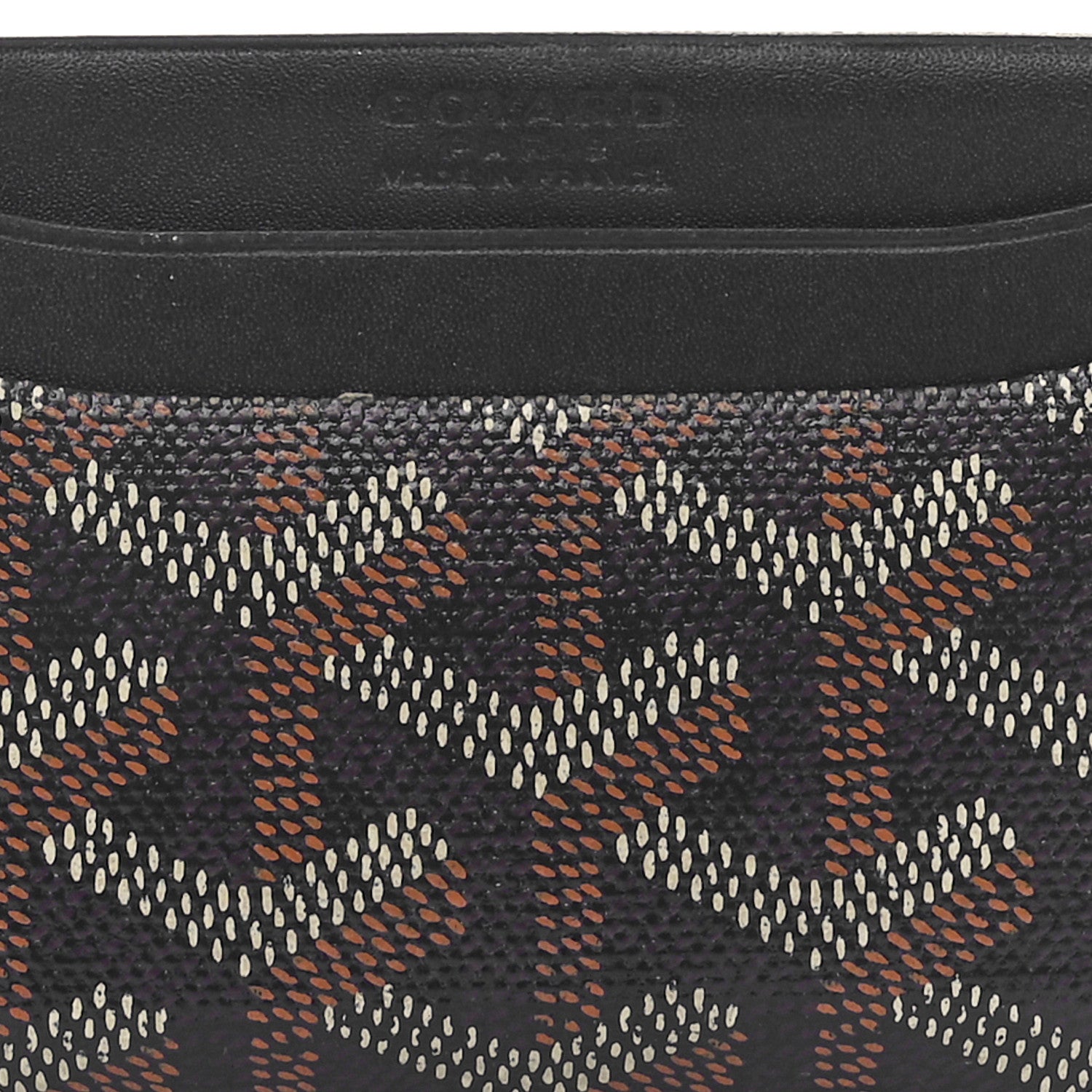 Goyard Goyardine Saint Sulpice Card Holder Black 7 of 9