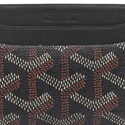 Goyard Goyardine Saint Sulpice Card Holder Black 7 of 9