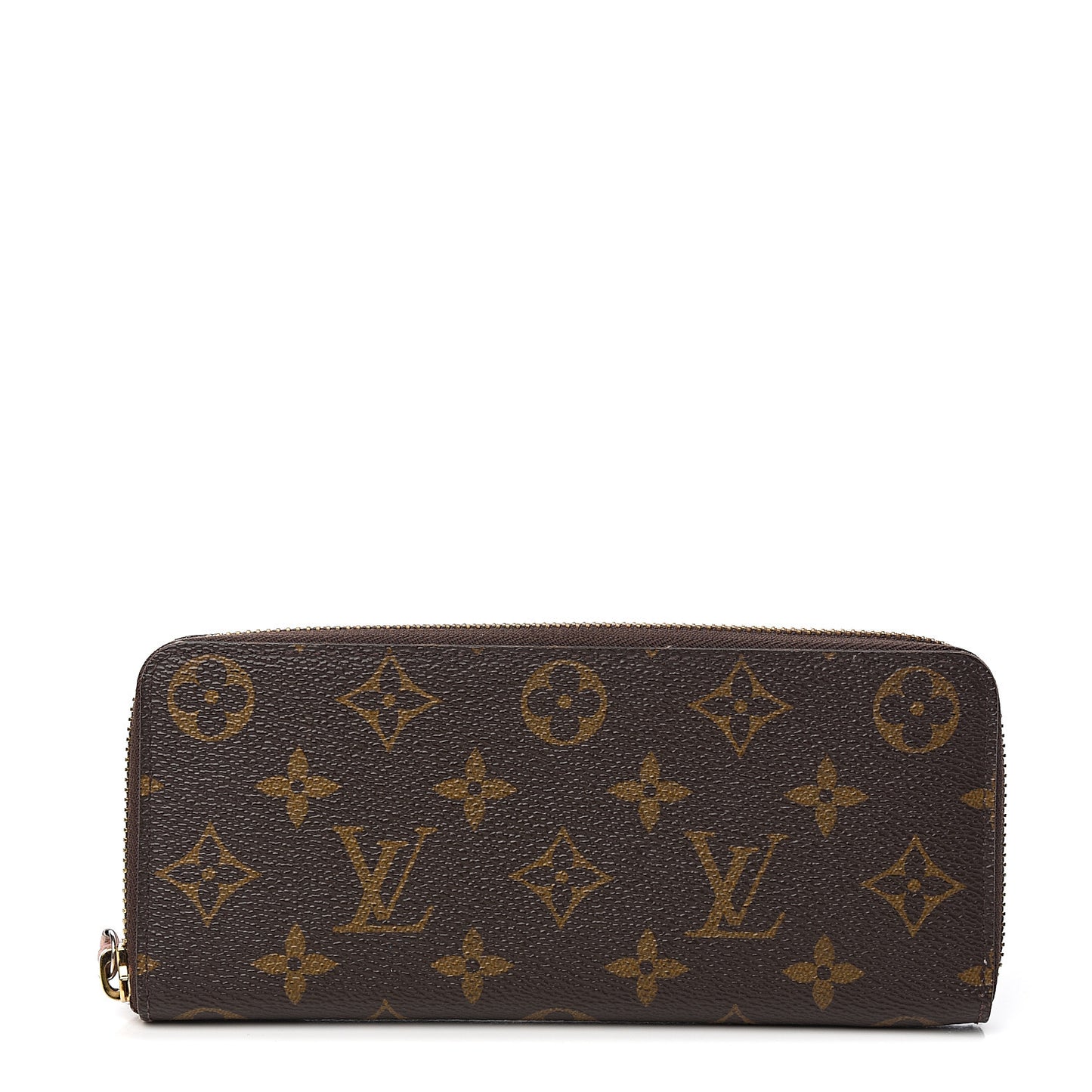 Monogram Clemence Wallet Rose Ballerine