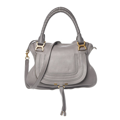 Chloe Calfskin Medium Marcie Satchel Cashmere Grey 1 of 16