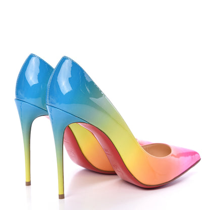 Christian Louboutin Patent Sunrise Pigalle Follies 100 Pumps 39.5 Multicolor 4 of 8