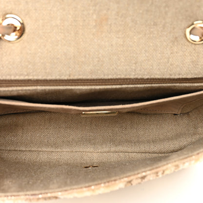 Chanel Sequins Chevron Flap Gold 5 of 13