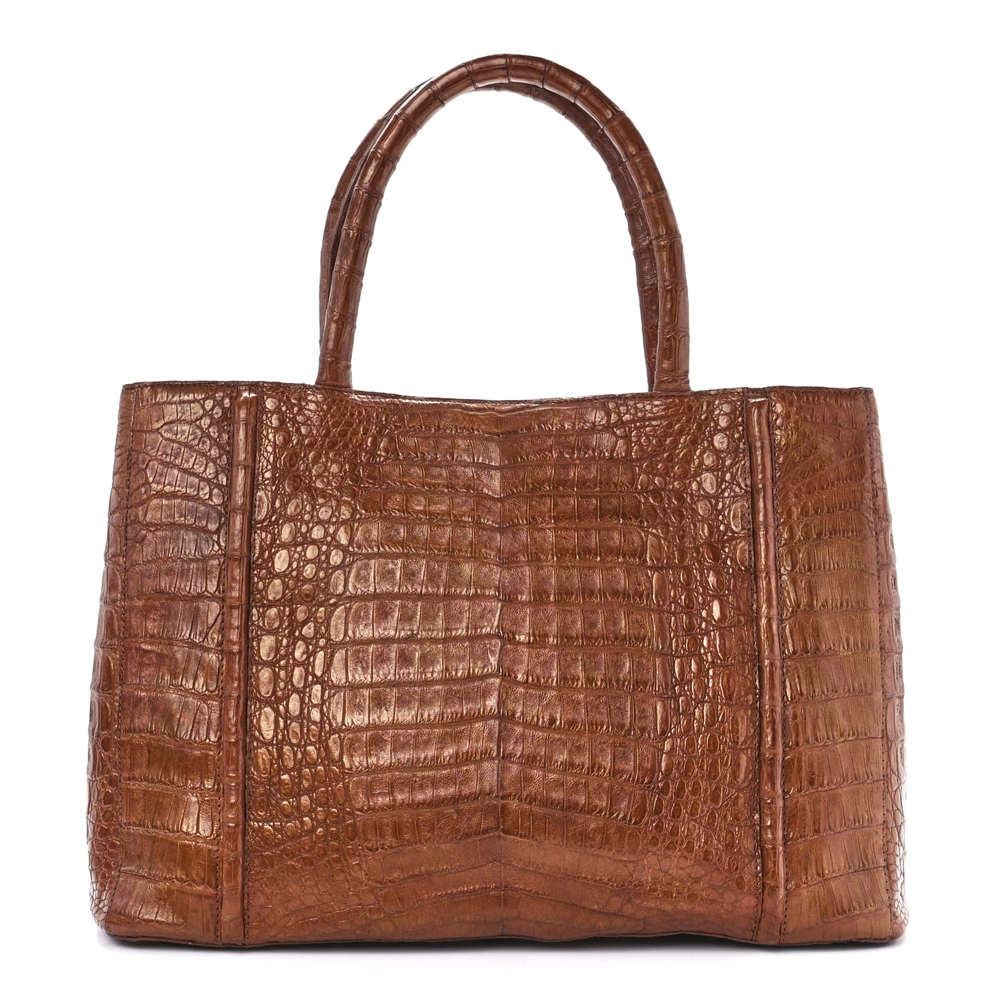 Crocodile Tote Brown