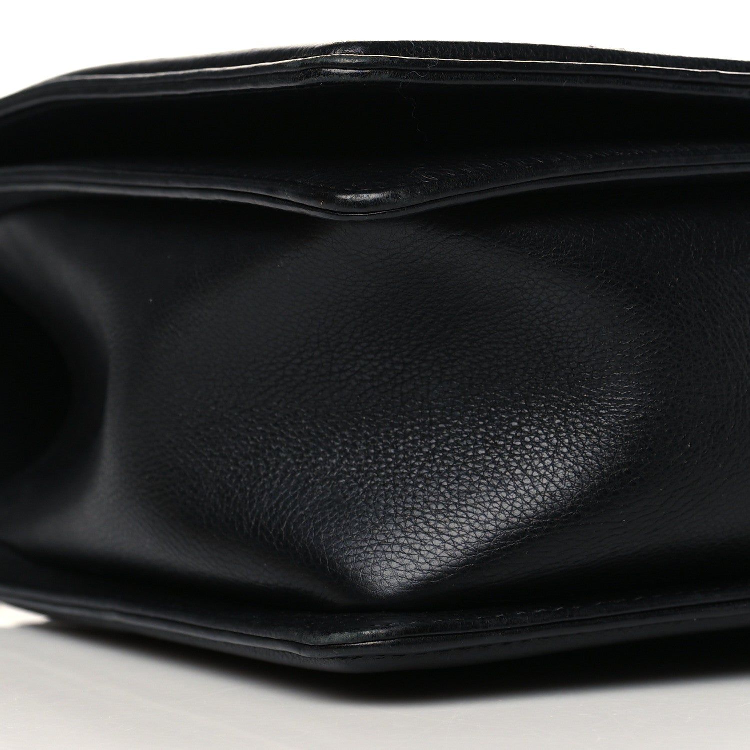 Chanel Calfskin Quilted Double Stitch New Medium Boy Flap Black 8 of 10