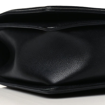 Chanel Calfskin Quilted Double Stitch New Medium Boy Flap Black 8 of 10