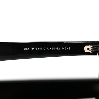 Tom Ford Acetate Dax Sunglasses TF751 Black 5 of 8