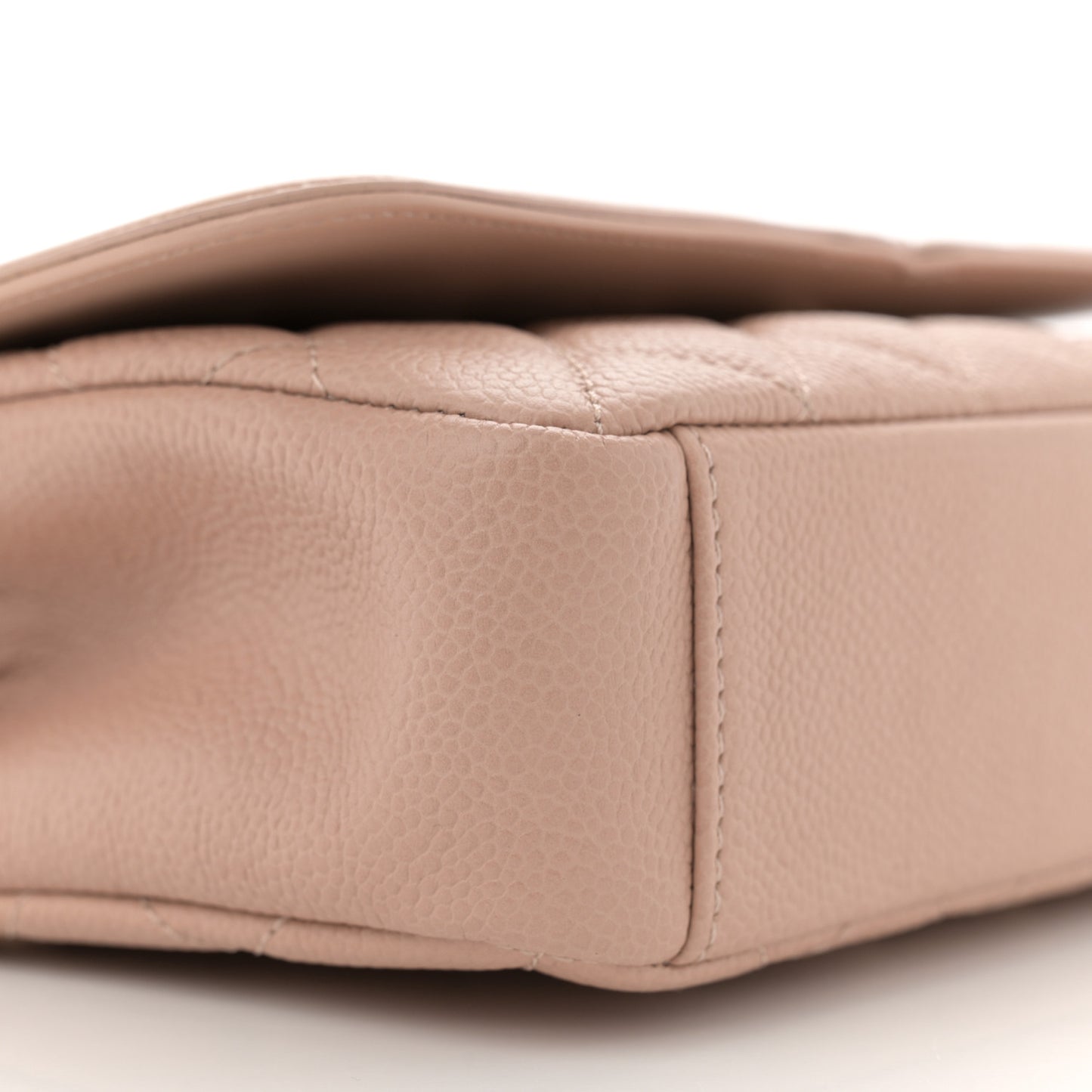 Caviar Quilted Small CC Filigree Flap Beige Beige