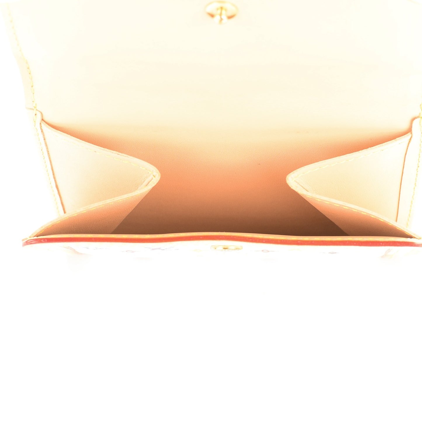 Monogram Multicolor Porte-Monnaie Billets Wallet White