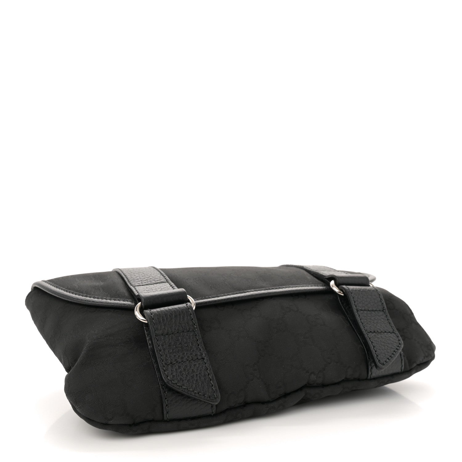 Gucci Nylon Monogram Waist Belt Bag  Black 4 of 10