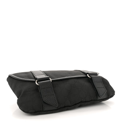 Gucci Nylon Monogram Waist Belt Bag  Black 4 of 10