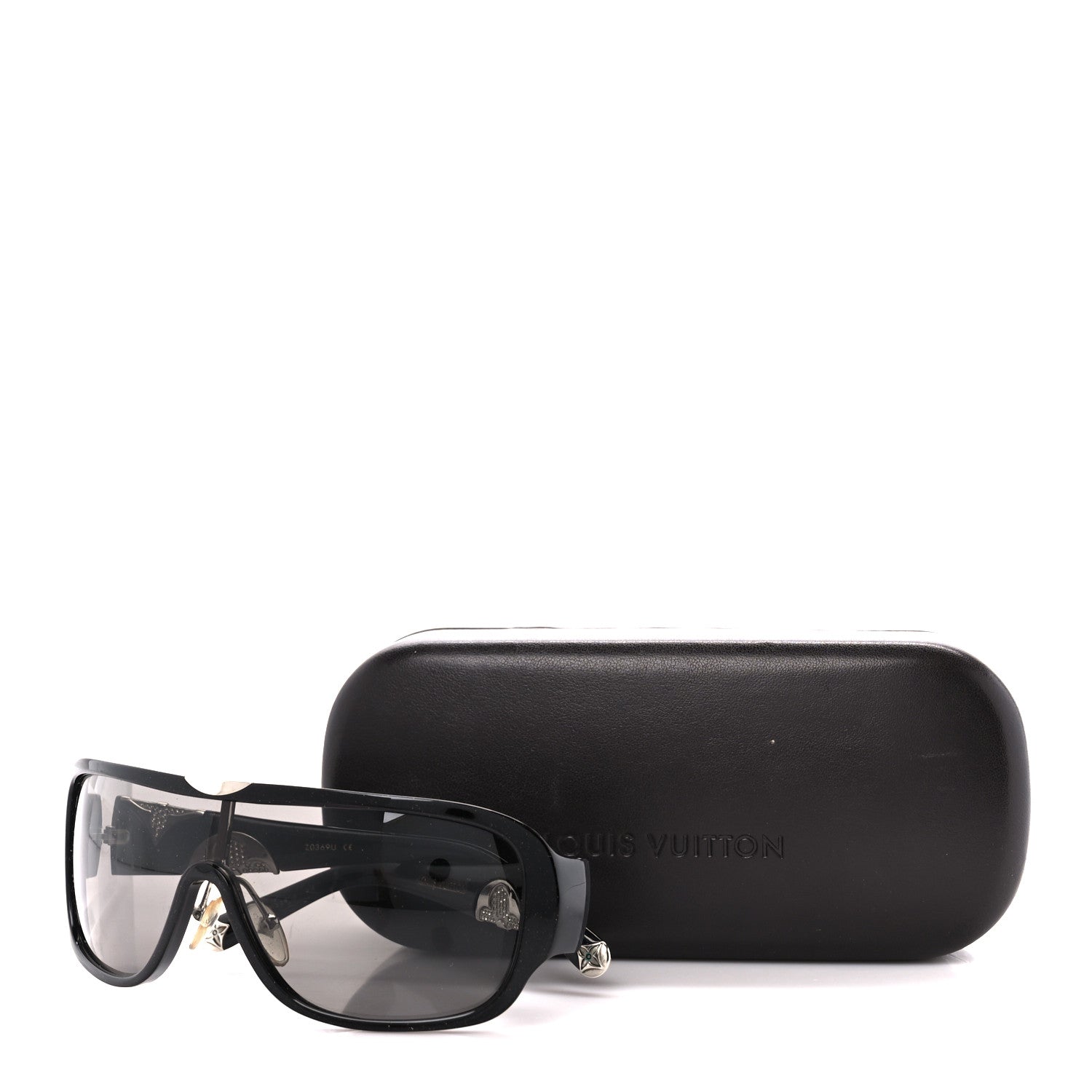 Louis Vuitton Acetate Sunglasses Z0369U Black 9 of 9