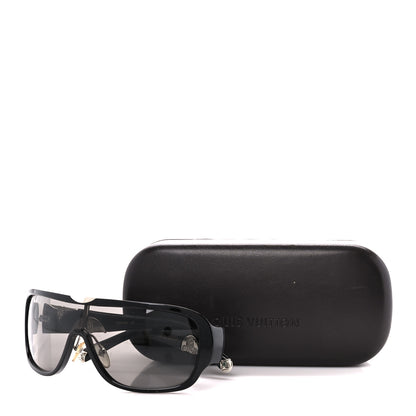 Louis Vuitton Acetate Sunglasses Z0369U Black 9 of 9