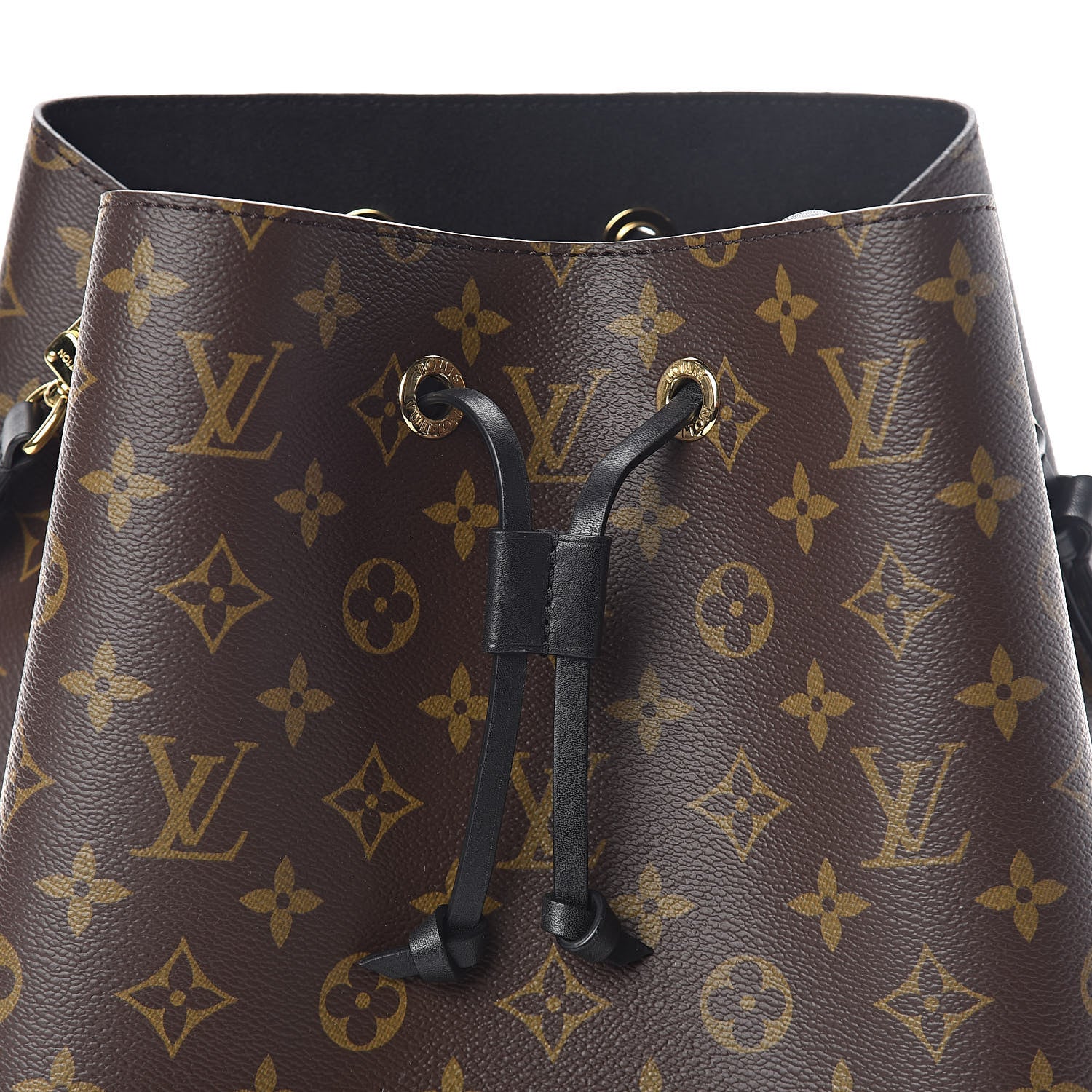 Louis Vuitton Monogram Neonoe MM Black 7 of 9