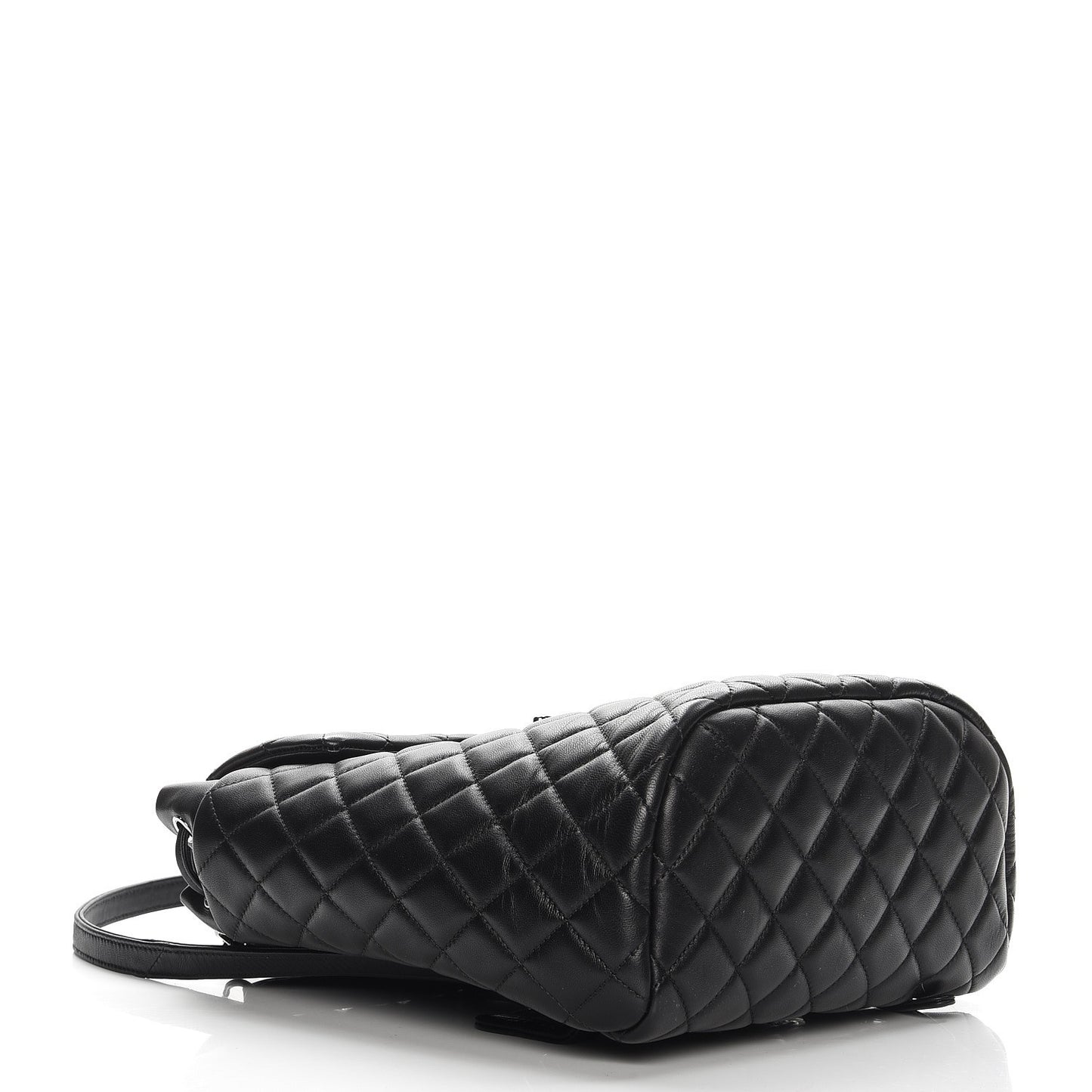 Lambskin Quilted Small Urban Spirit Backpack Black