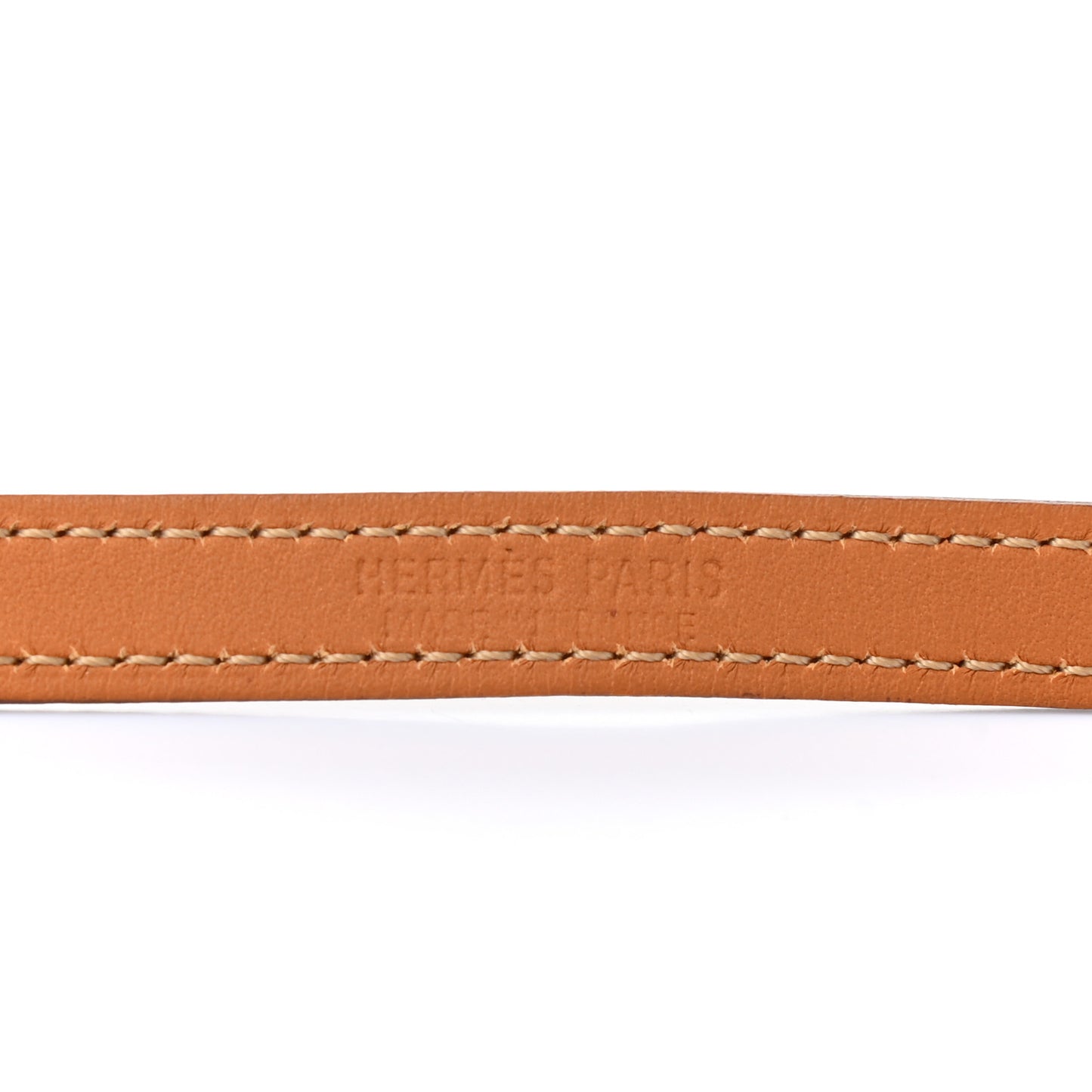 Barenia Mini Etriviere 4 Tours Bracelet L Fauve