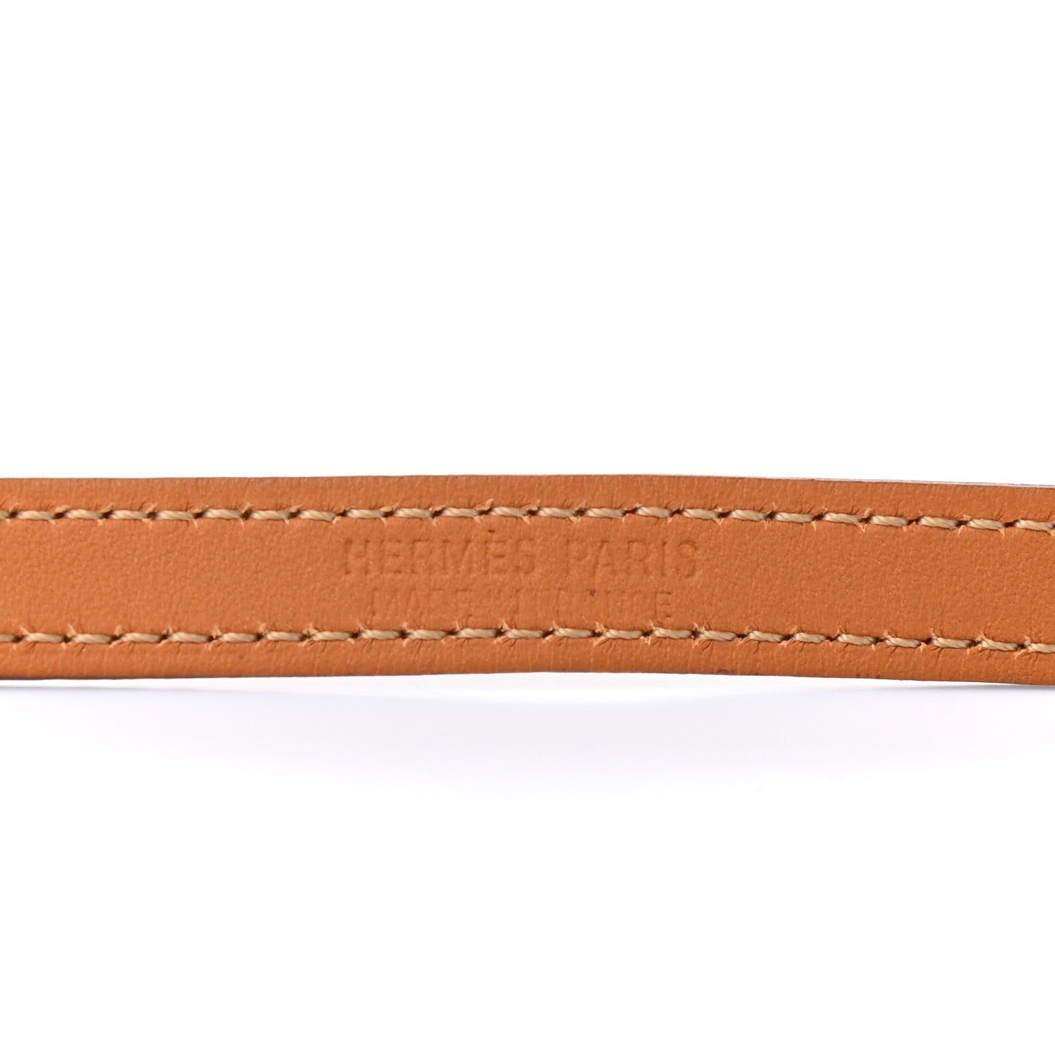 Hermes Barenia Mini Etriviere 4 Tours Bracelet L Fauve 3 of 6