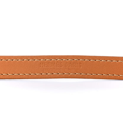 Hermes Barenia Mini Etriviere 4 Tours Bracelet L Fauve 3 of 6