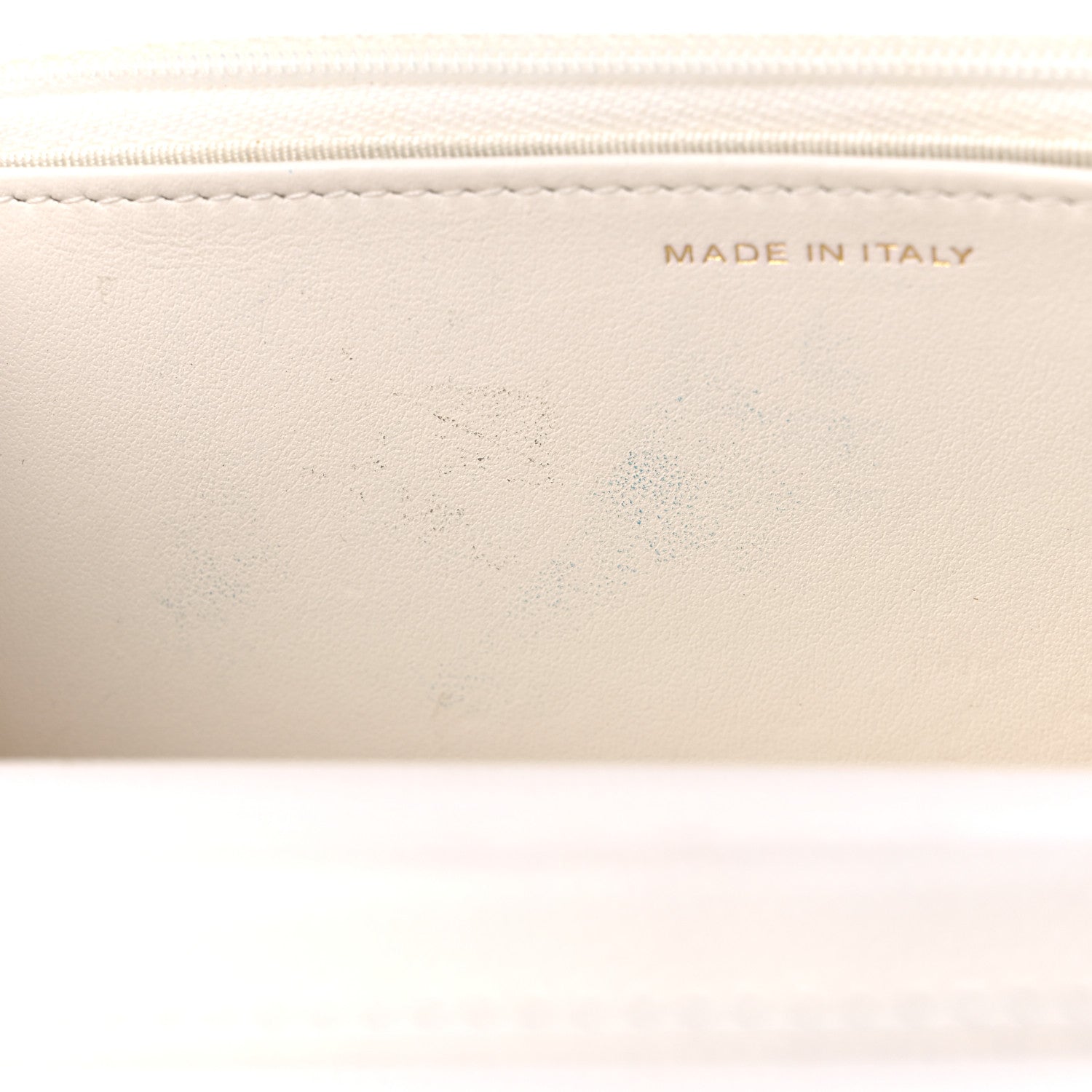 Chanel Caviar Quilted Wallet On Chain WOC White 10 of 10