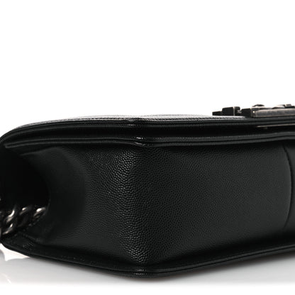 Chanel Caviar Quilted Medium Boy Flap Black 9 of 11