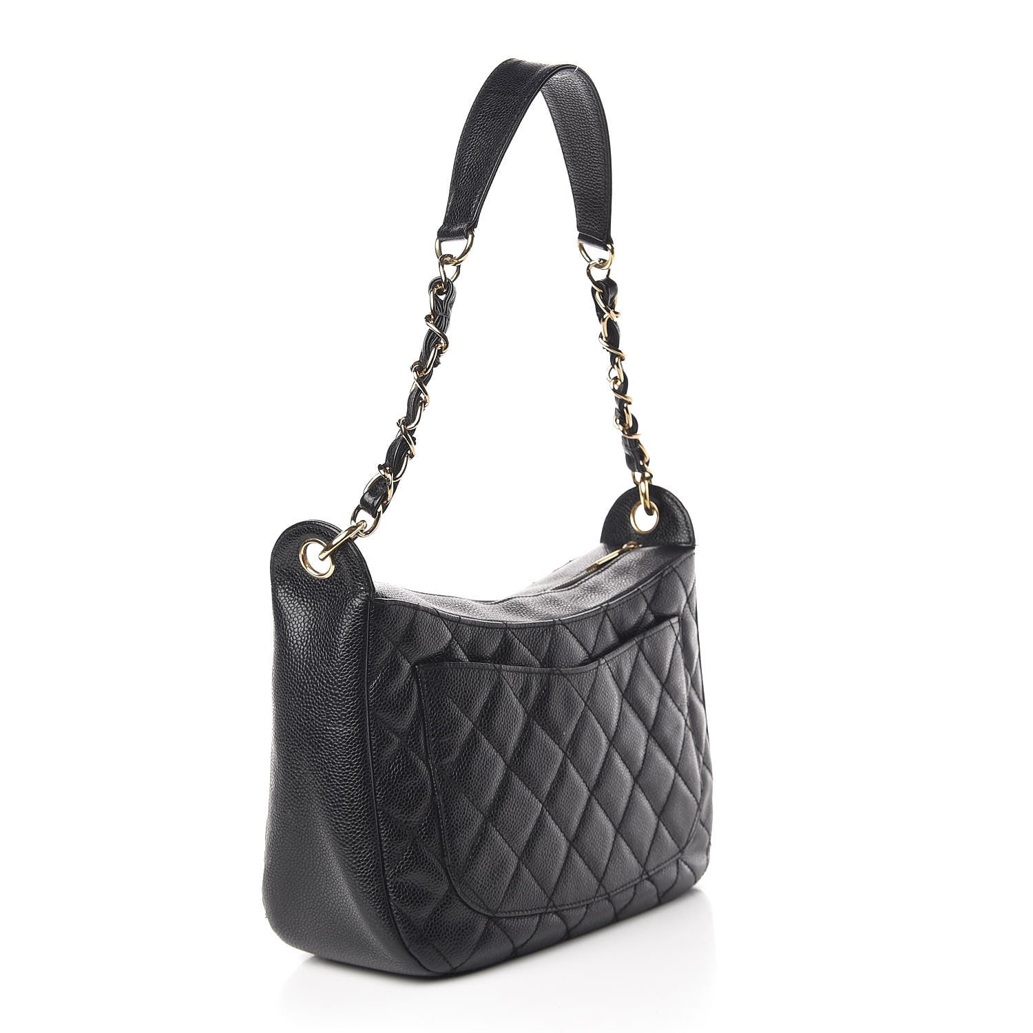 Chanel Caviar Quilted Hobo Black 3 of 13