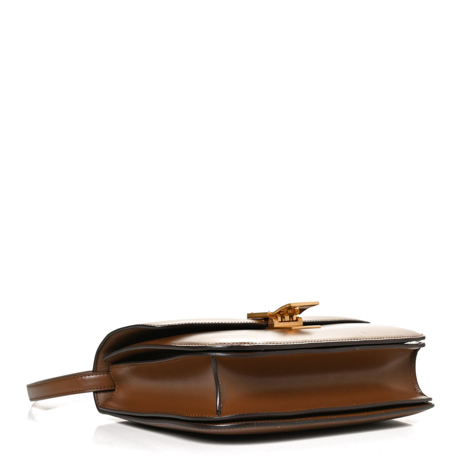 Celine Box Calfskin Medium Classic Box Flap Bag Camel 4 of 12