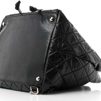 Chanel Glazed Calfskin Quilted Beijing Backpack Black 10 of 13