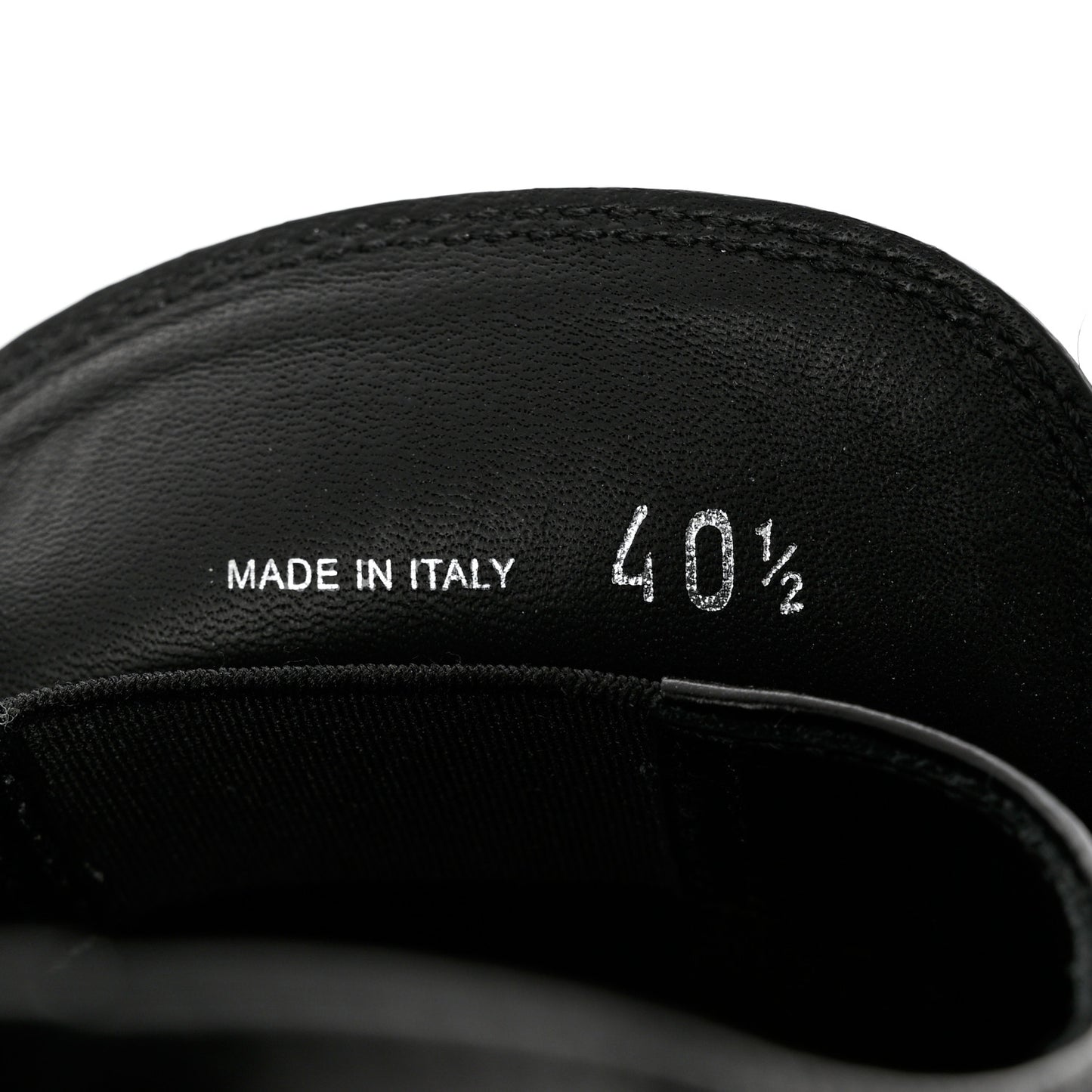 Spazzolato Metal Triangle Logo 50mm Loafers 40.5 Black