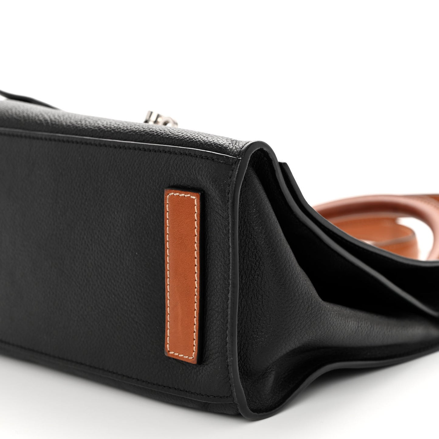 Taurillon Blush Danse Plume PM Black Cognac