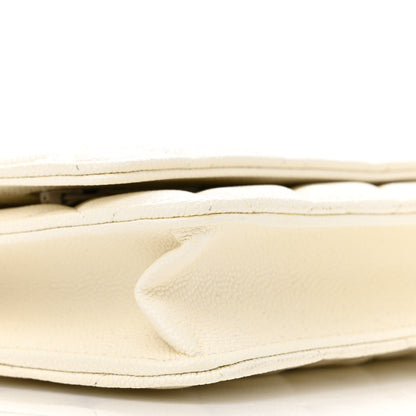 Chanel Caviar Quilted Wallet On Chain WOC White 9 of 12
