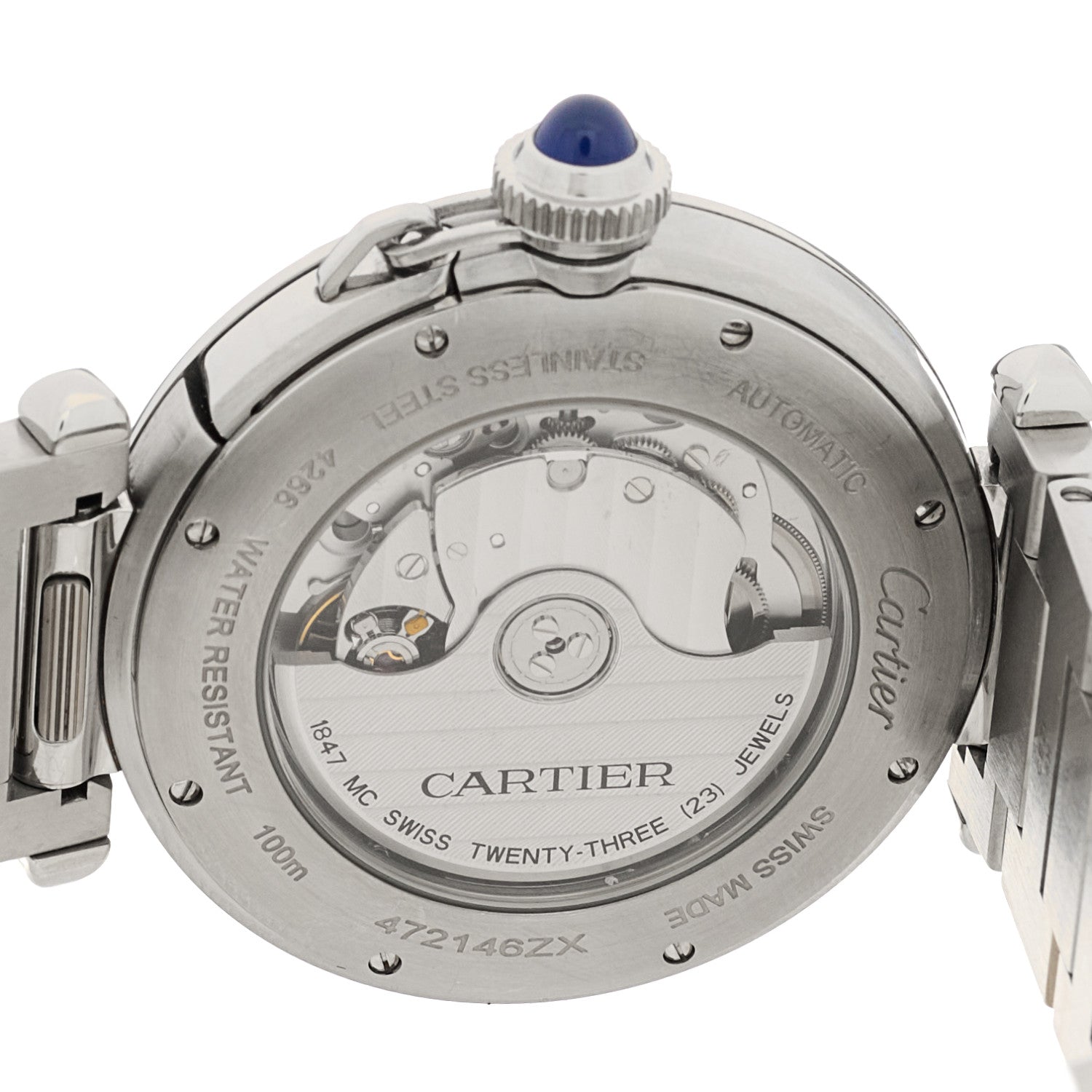 Cartier Stainless Steel 41mm Pasha C Automatic Watch 4 of 6