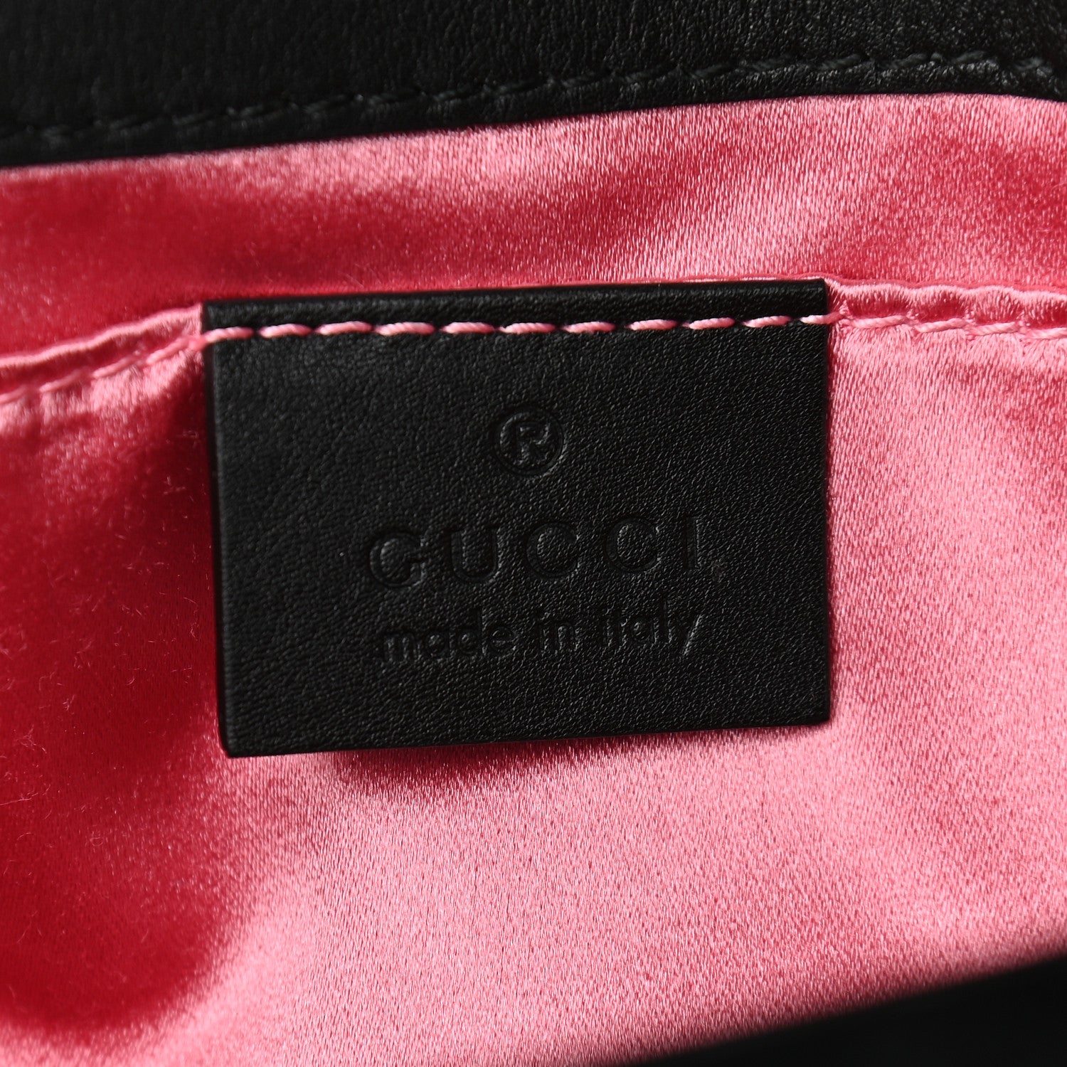 Gucci Velvet Matelasse Embroidered Mini GG Marmont Shoulder Bag Black 5 of 8