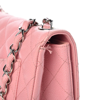 Chanel Caviar Jumbo Single Flap Pink 13 of 16