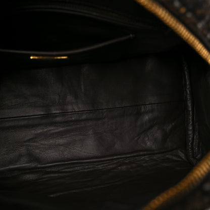 Prada Tessuto Tweed Vitello Bowling Bag Cacao Knicker 12 of 22