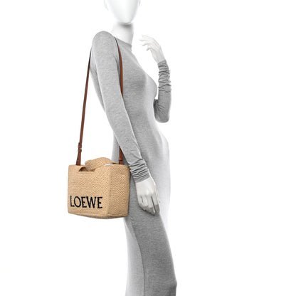 Loewe Raffia Paula's Ibiza Small Font Tote Natural Tan 2 of 13
