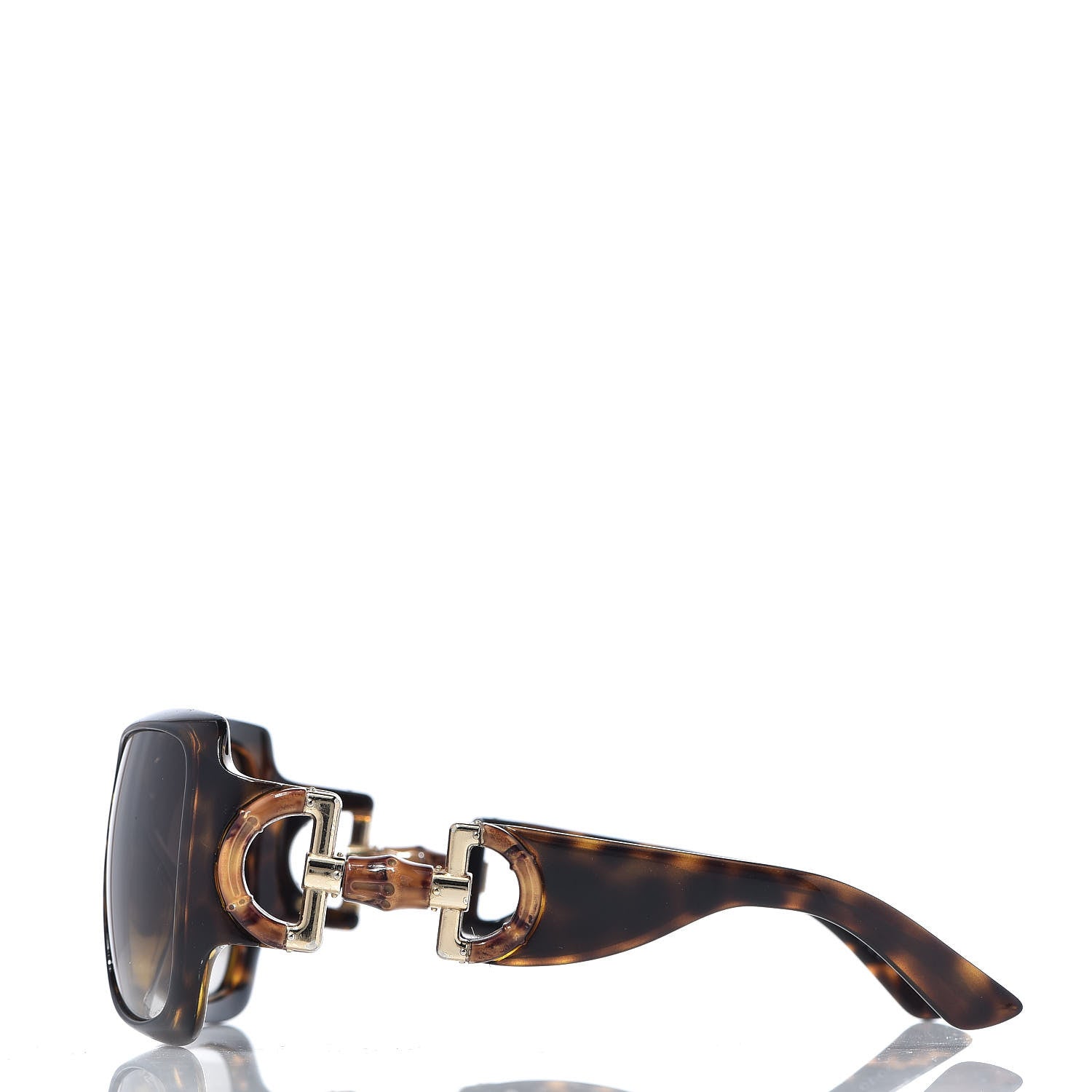 Gucci Bamboo Horsebit Sunglasses GG 2969/S Tortoise 3 of 8